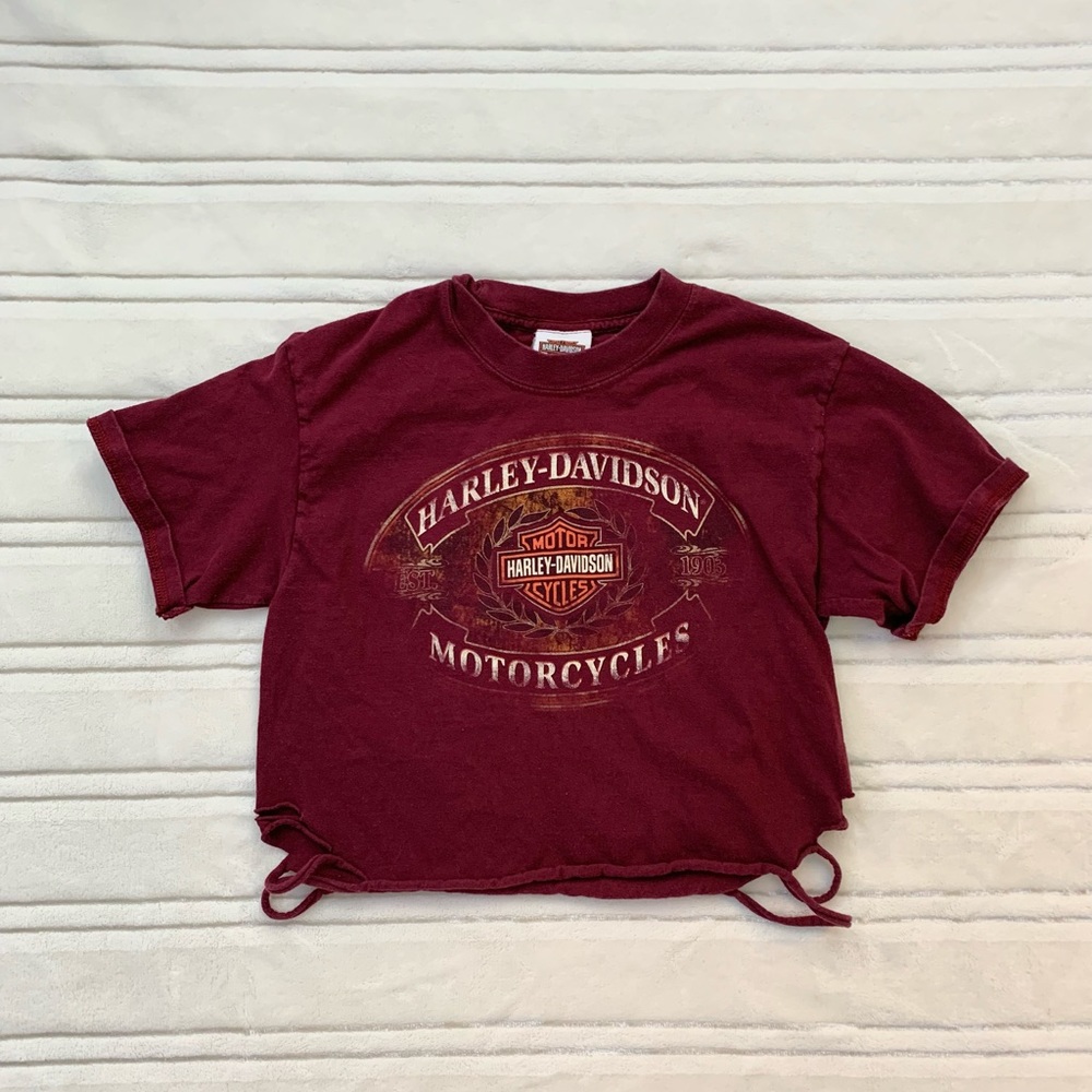 HARLEY DAVIDSON CROPPED TEE